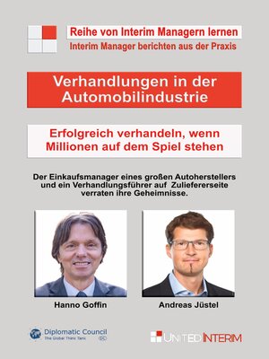 cover image of Verhandlungen in der Automobilindustrie